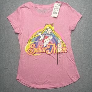 K0061 Sailor Moon Pink T-Shirt Size M(7/8)